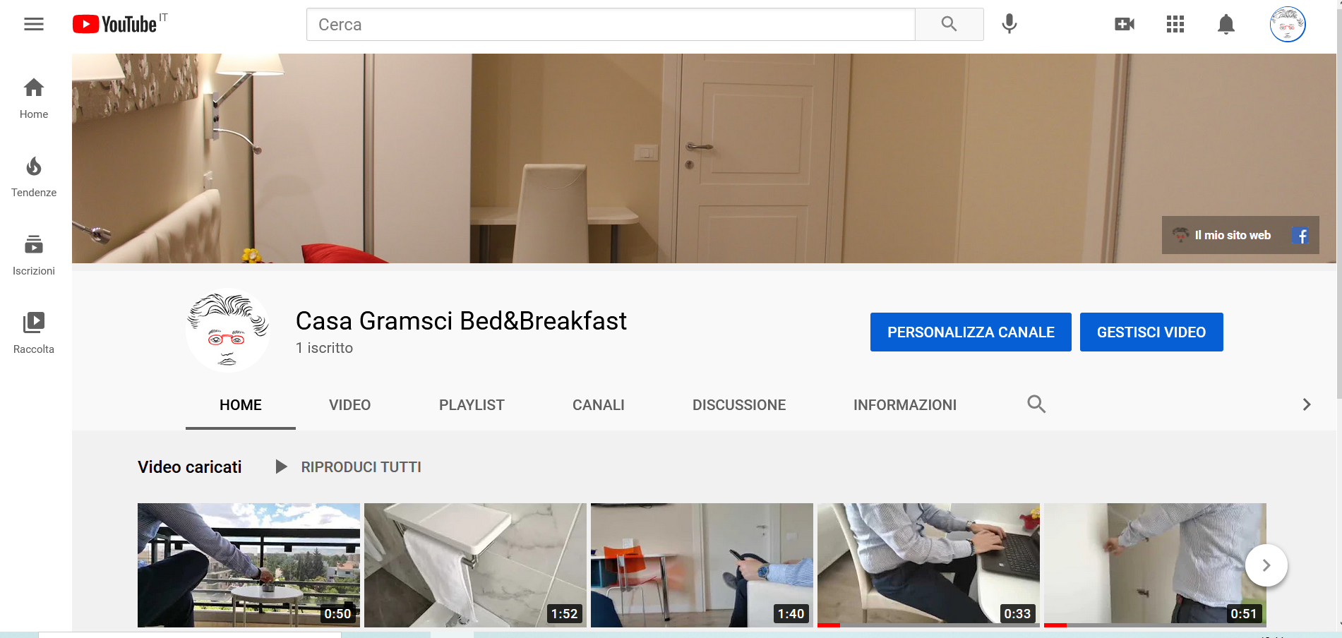 Canale Youtube