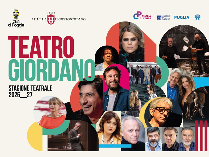 Stagione 2026/2027 del Teatro Giordano